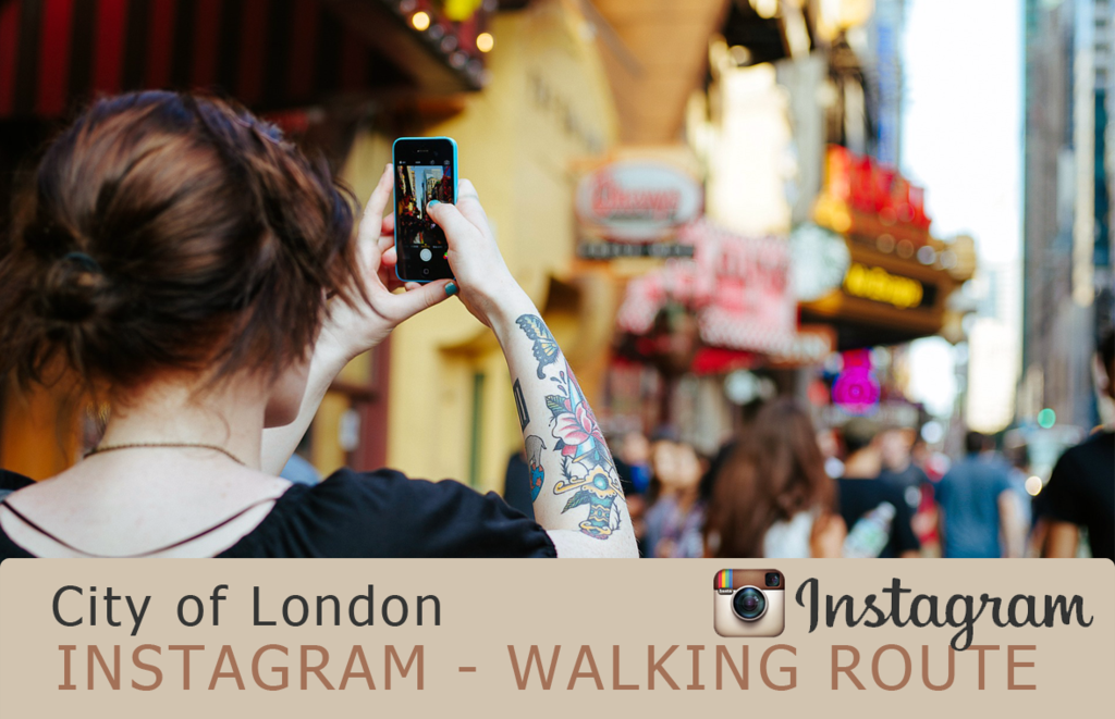 Instagram walking route City of London