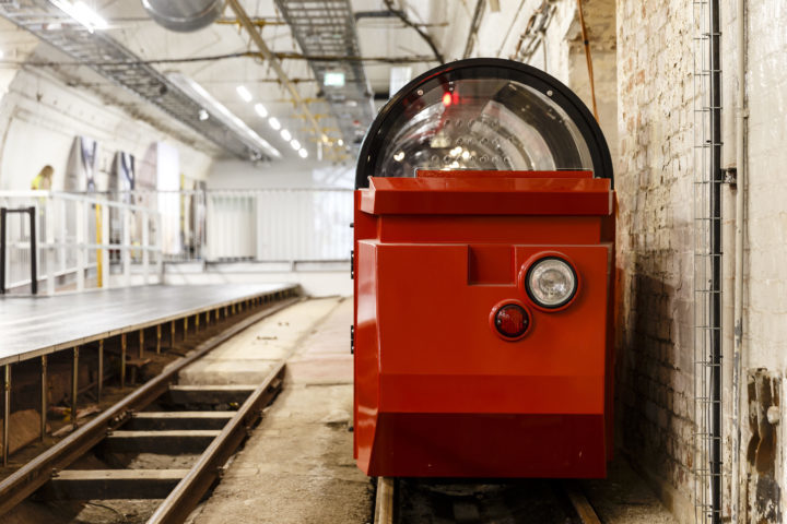 Mail Rail train, © The Postal Mus