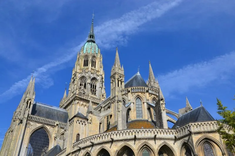 Exterior of Church against blue sky