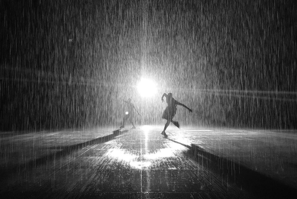 Staying Dry in the Incredible Rain Room in Sharjah - Roaming Required