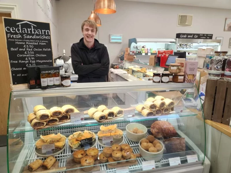 Customer service is the speciality of Cedarbarn Farm Shop and Cafe